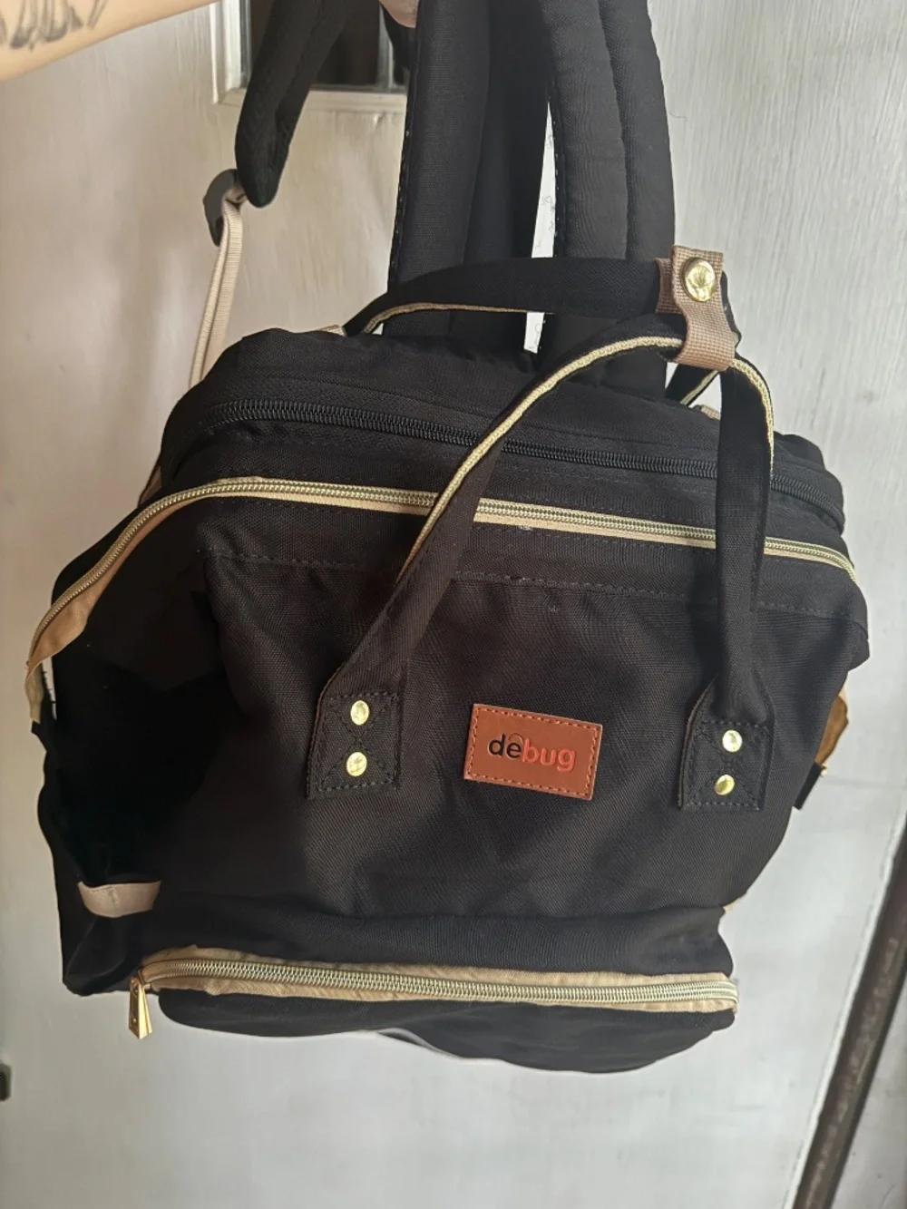 Debug Diaper Bag w/ Built in Changing Table